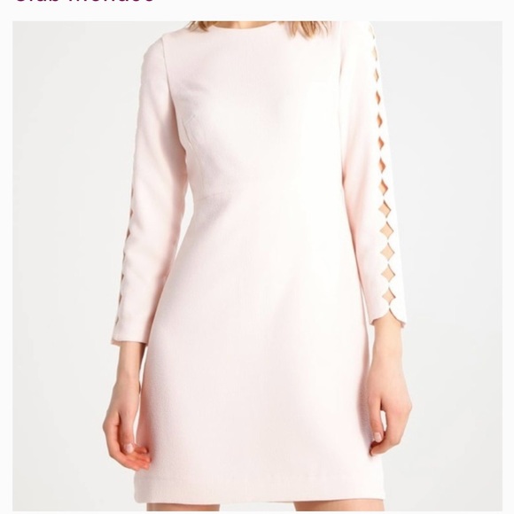 Club Monaco- pastel pink mini dress - Picture 1 of 3